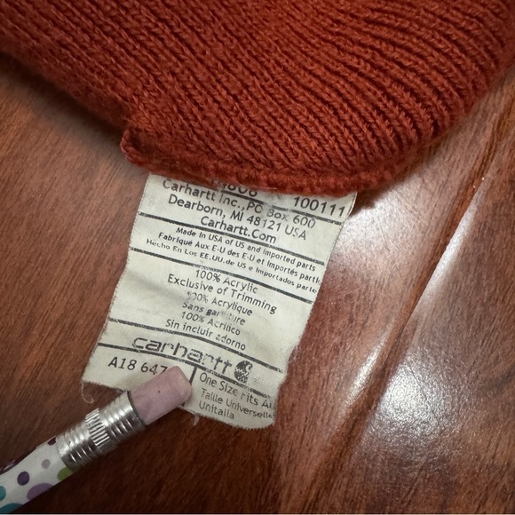 Carhartt Vintage Beanie Cap OSFM - Picture 5 of 5